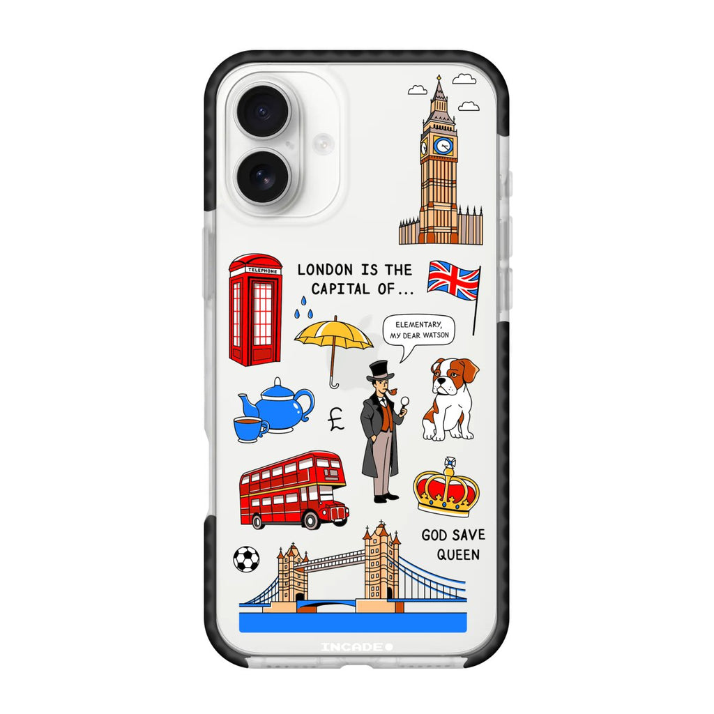 Чохол для iPhone 16 LONDON - INCADE