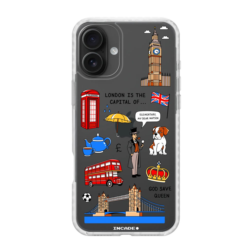Чохол для iPhone 16 LONDON - INCADE