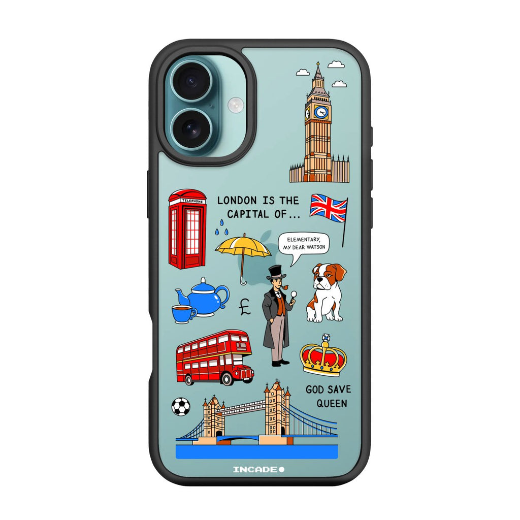 Чохол для iPhone 16 LONDON - INCADE