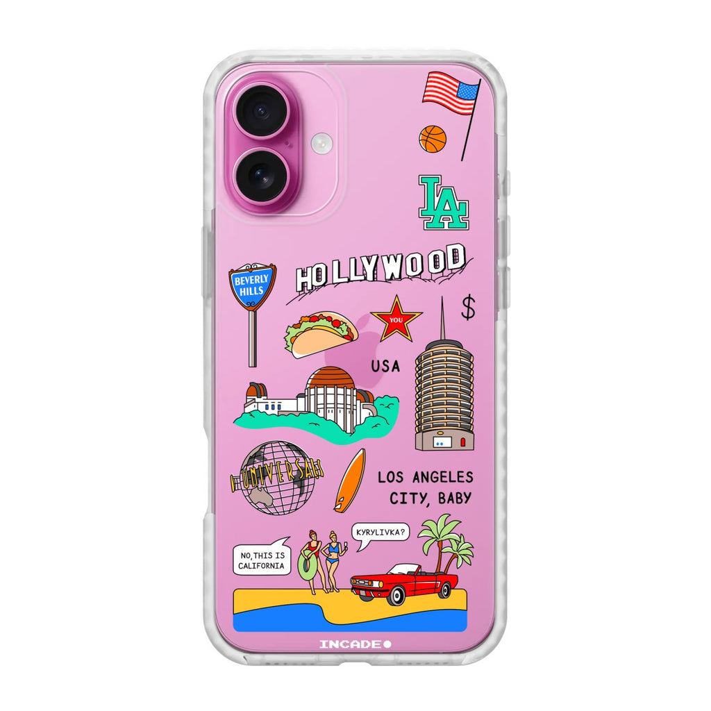 Чохол для iPhone 16 LOS ANGELES - INCADE