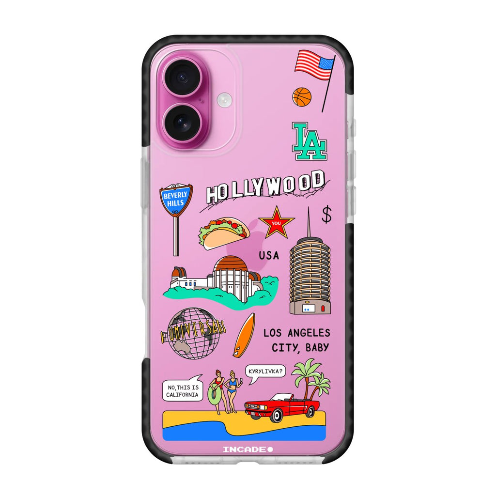 Чохол для iPhone 16 LOS ANGELES - INCADE