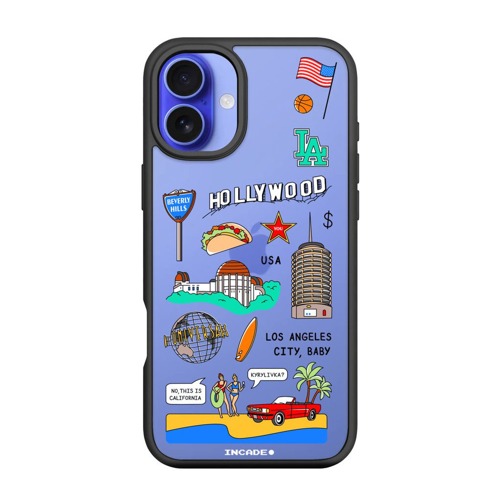 Чохол для iPhone 16 LOS ANGELES - INCADE