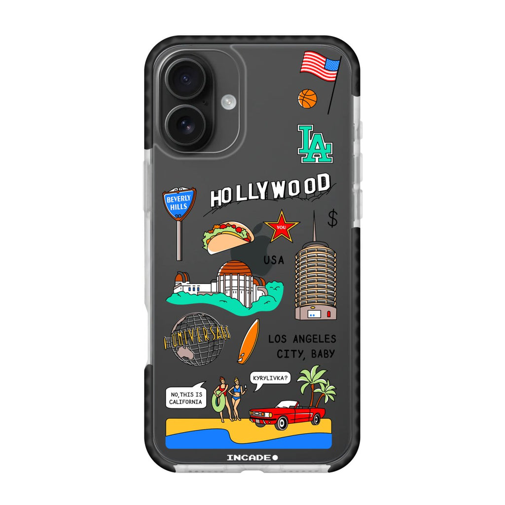 Чохол для iPhone 16 LOS ANGELES - INCADE