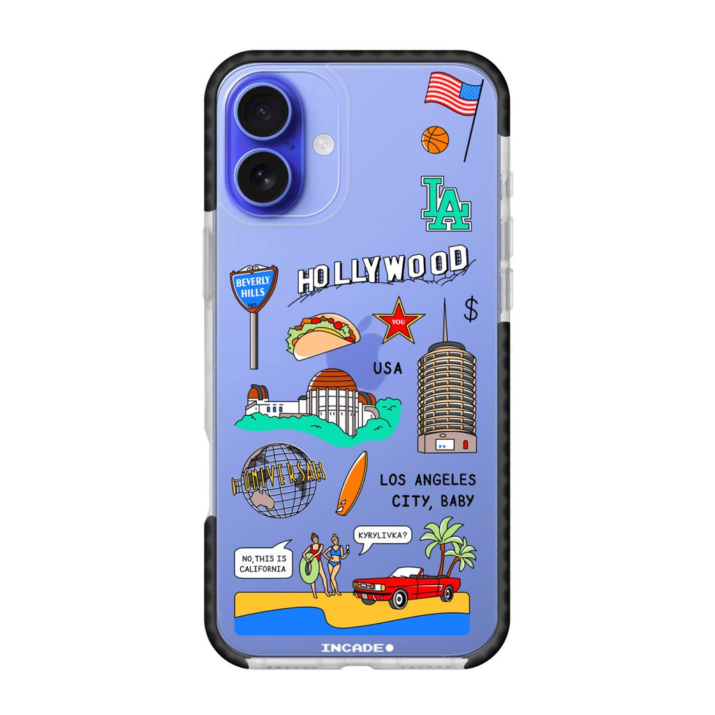 Чохол для iPhone 16 LOS ANGELES - INCADE