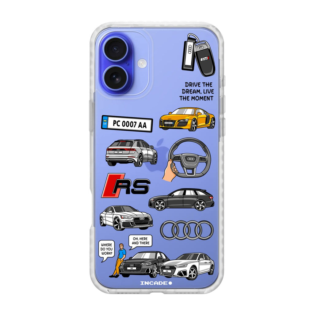 Чохол для iPhone 16 Plus AUDI - INCADE