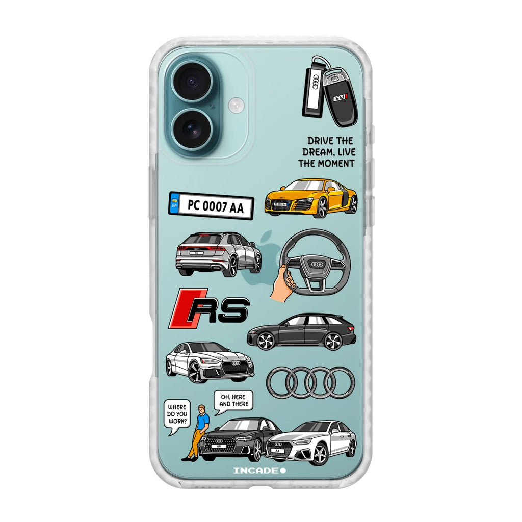Чохол для iPhone 16 Plus AUDI - INCADE