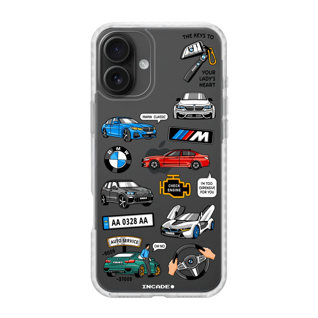 Чохол для iPhone 16 Plus BMW - INCADE