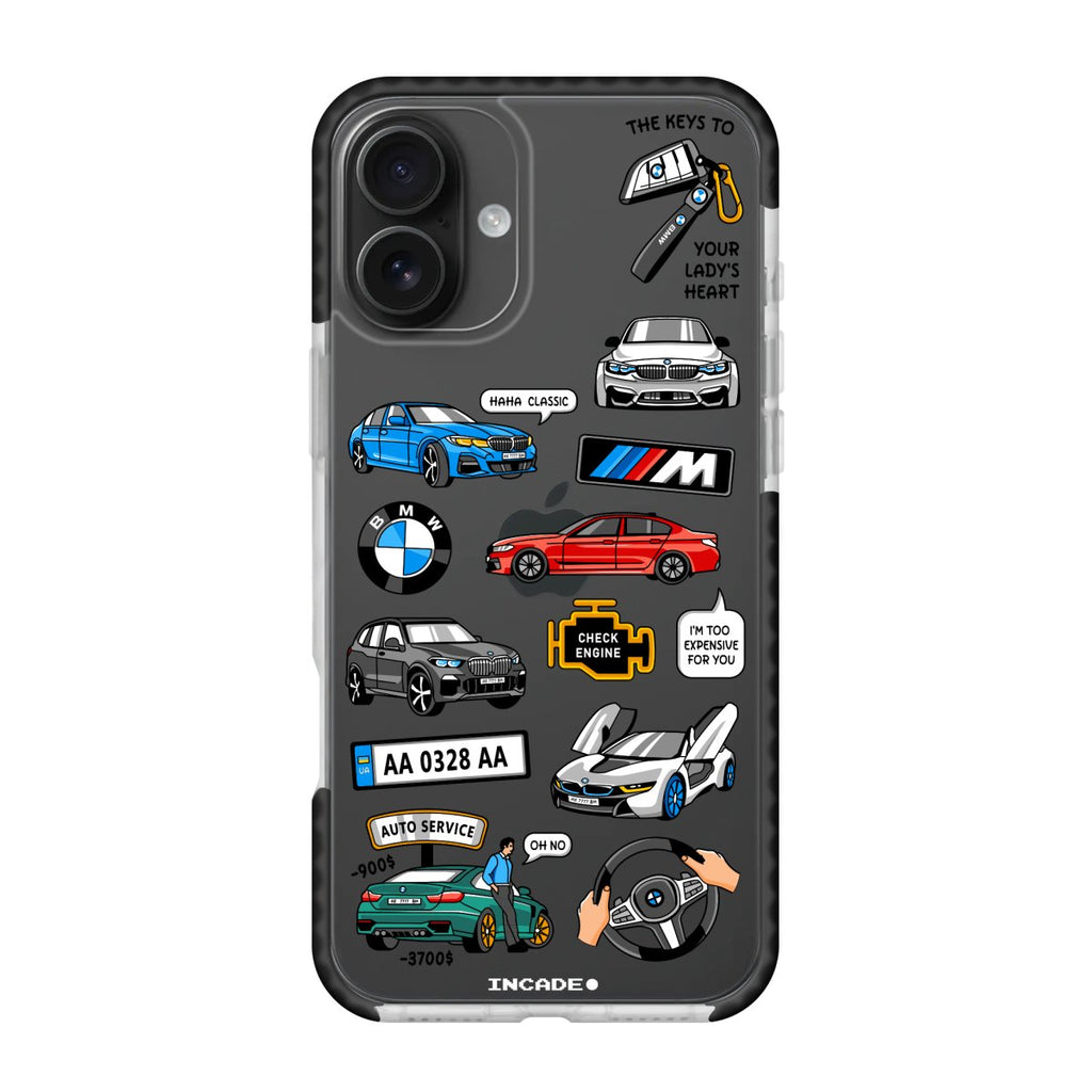 Чохол для iPhone 16 Plus BMW - INCADE