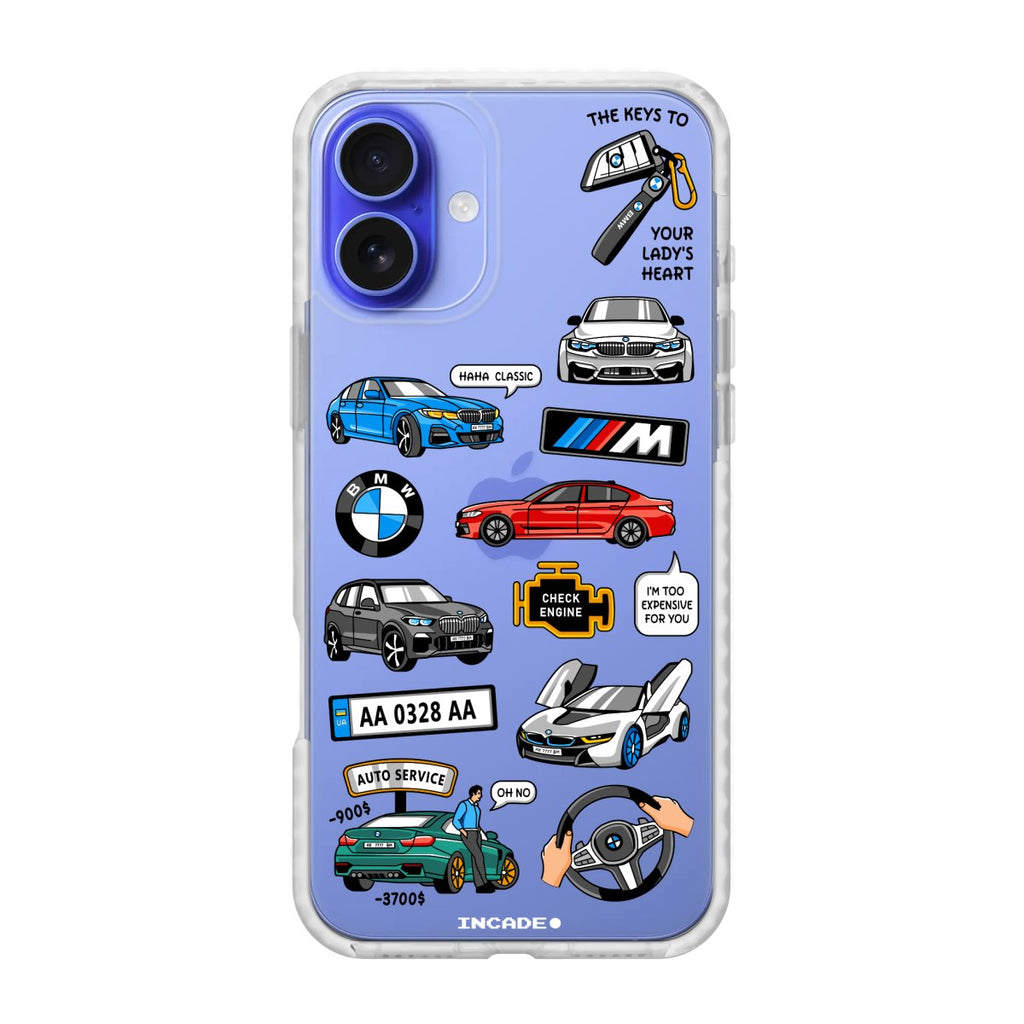 Чохол для iPhone 16 Plus BMW - INCADE