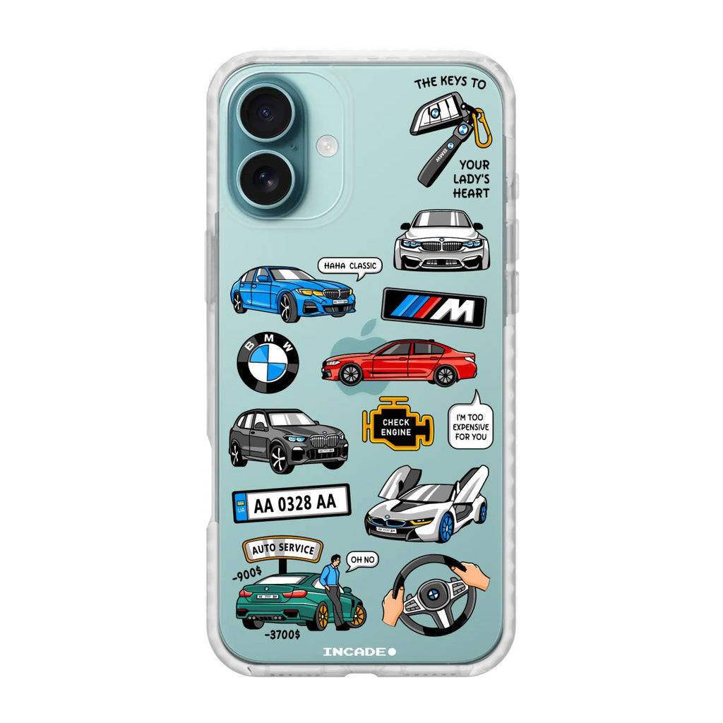 Чохол для iPhone 16 Plus BMW - INCADE