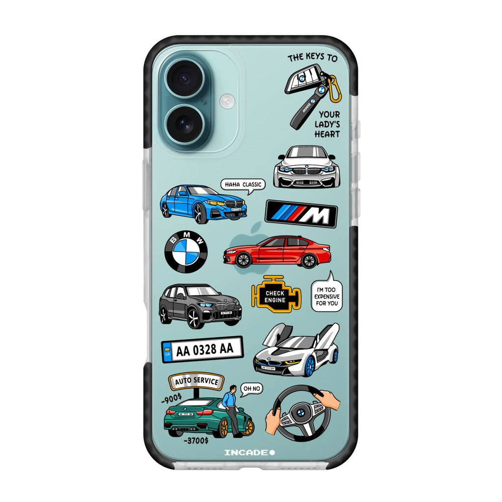 Чохол для iPhone 16 Plus BMW - INCADE