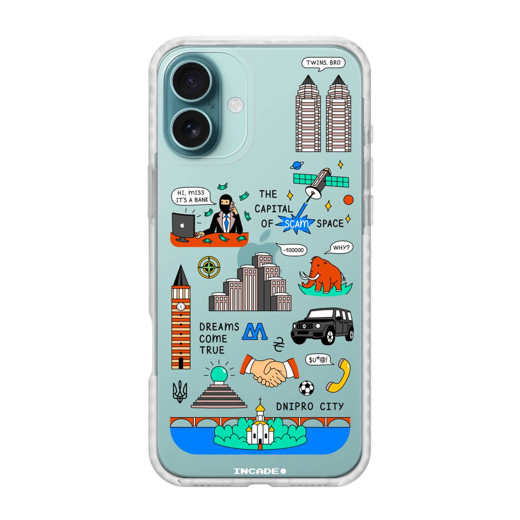 Чохол для iPhone 16 Plus DNIPRO - INCADE
