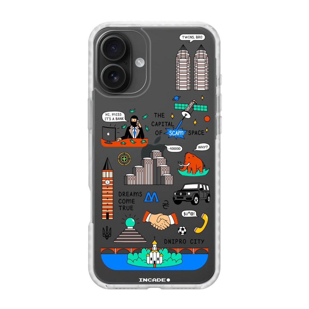 Чохол для iPhone 16 Plus DNIPRO - INCADE