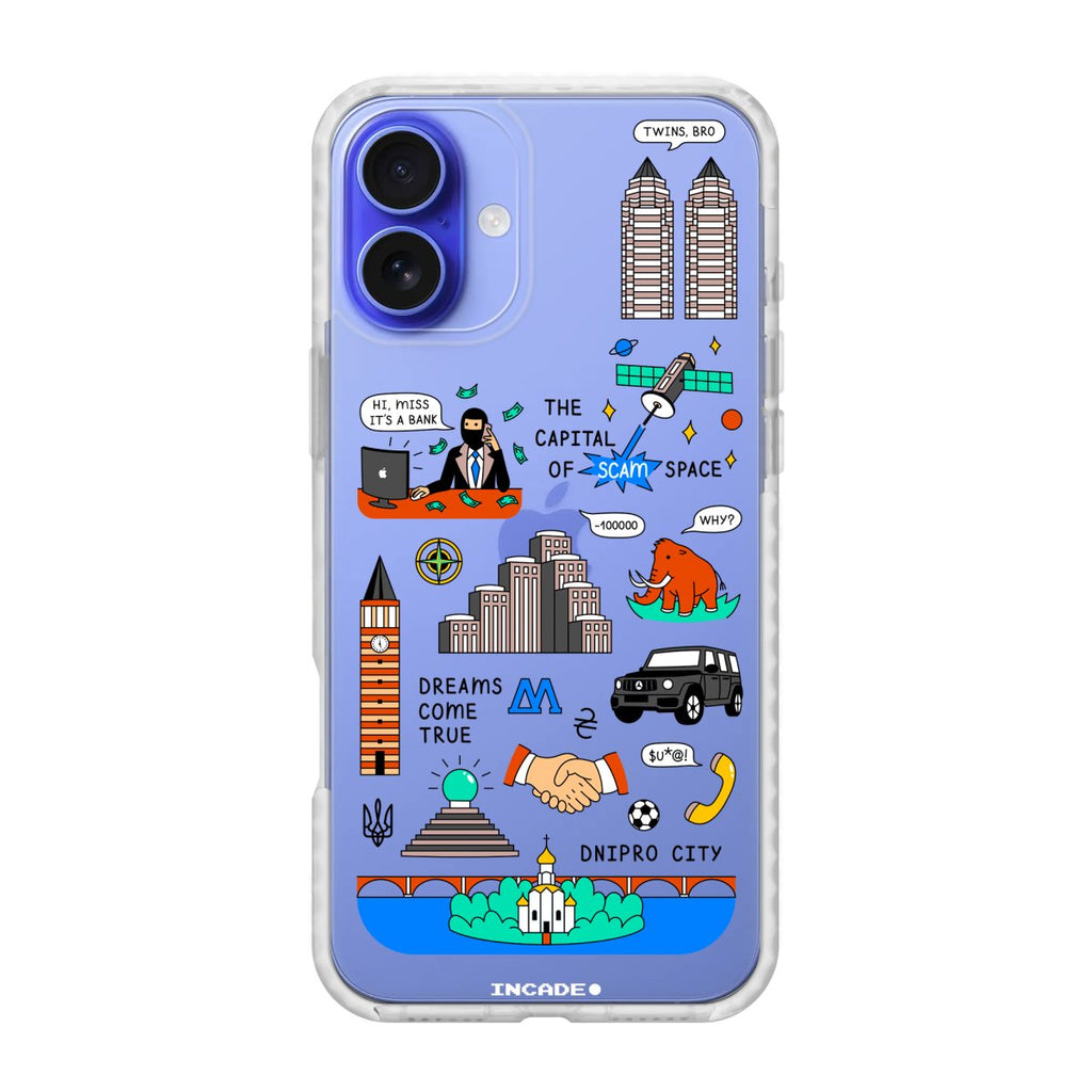 Чохол для iPhone 16 Plus DNIPRO - INCADE