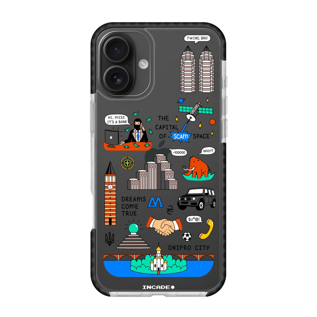 Чохол для iPhone 16 Plus DNIPRO - INCADE