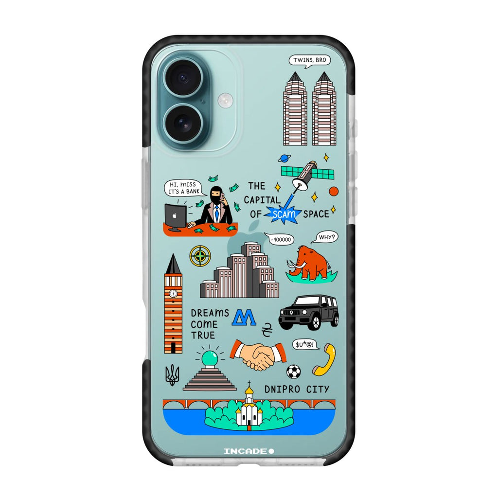 Чохол для iPhone 16 Plus DNIPRO - INCADE