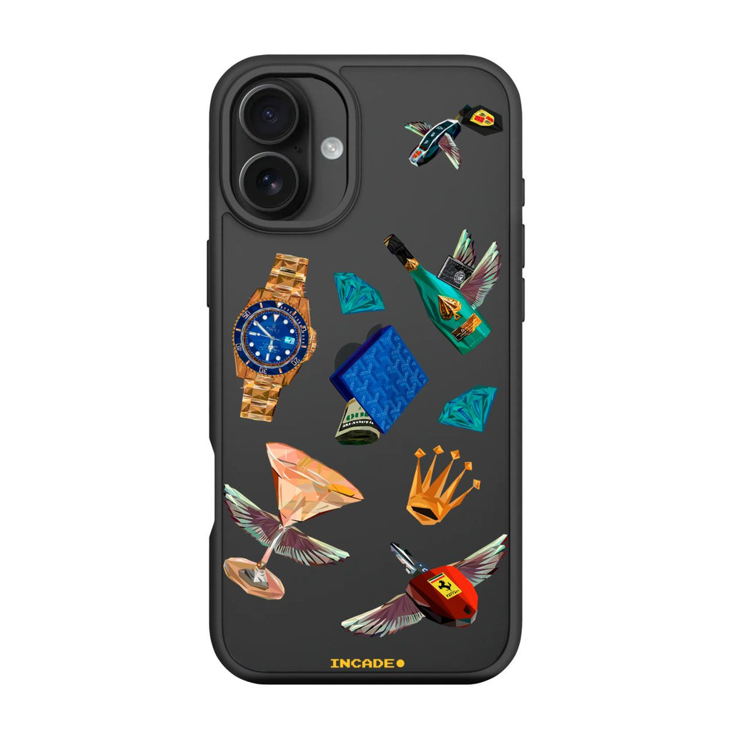 Чохол для iPhone 16 Plus Ferrari porsche rolex - INCADE