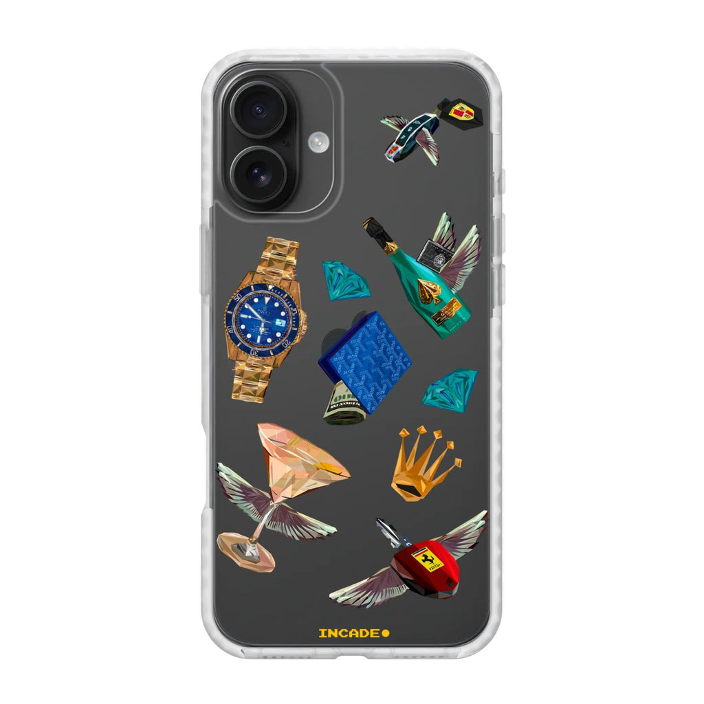 Чохол для iPhone 16 Plus Ferrari porsche rolex - INCADE