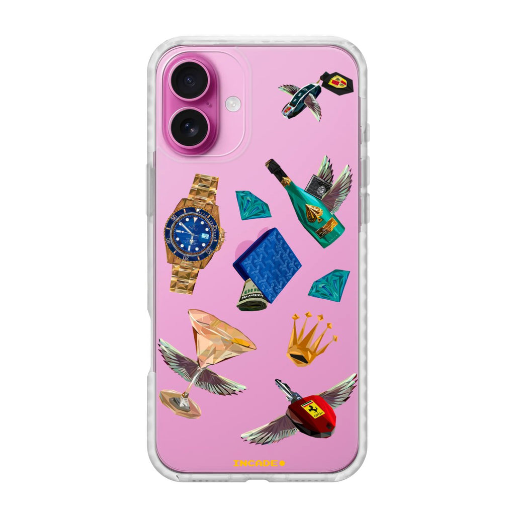Чохол для iPhone 16 Plus Ferrari porsche rolex - INCADE