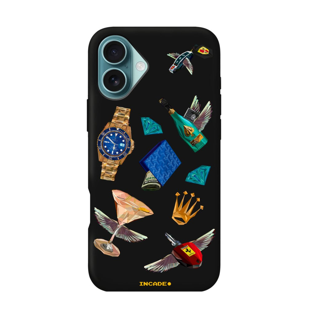 Чохол для iPhone 16 Plus Ferrari porsche rolex - INCADE