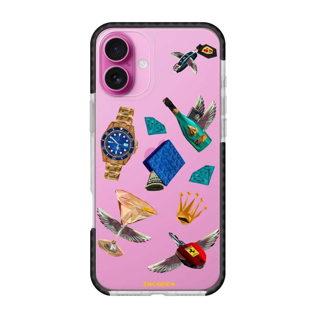 Чохол для iPhone 16 Plus Ferrari porsche rolex - INCADE