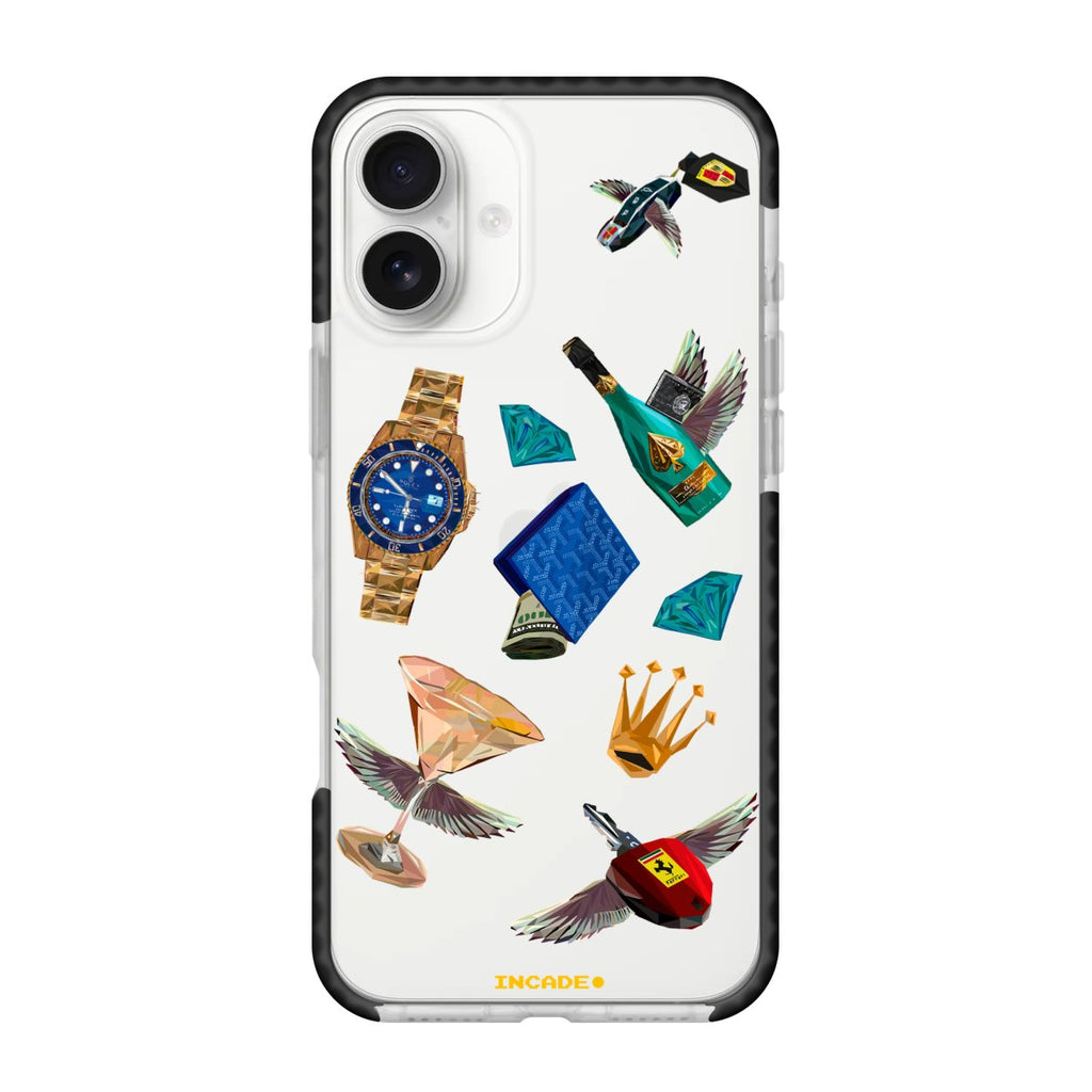 Чохол для iPhone 16 Plus Ferrari porsche rolex - INCADE