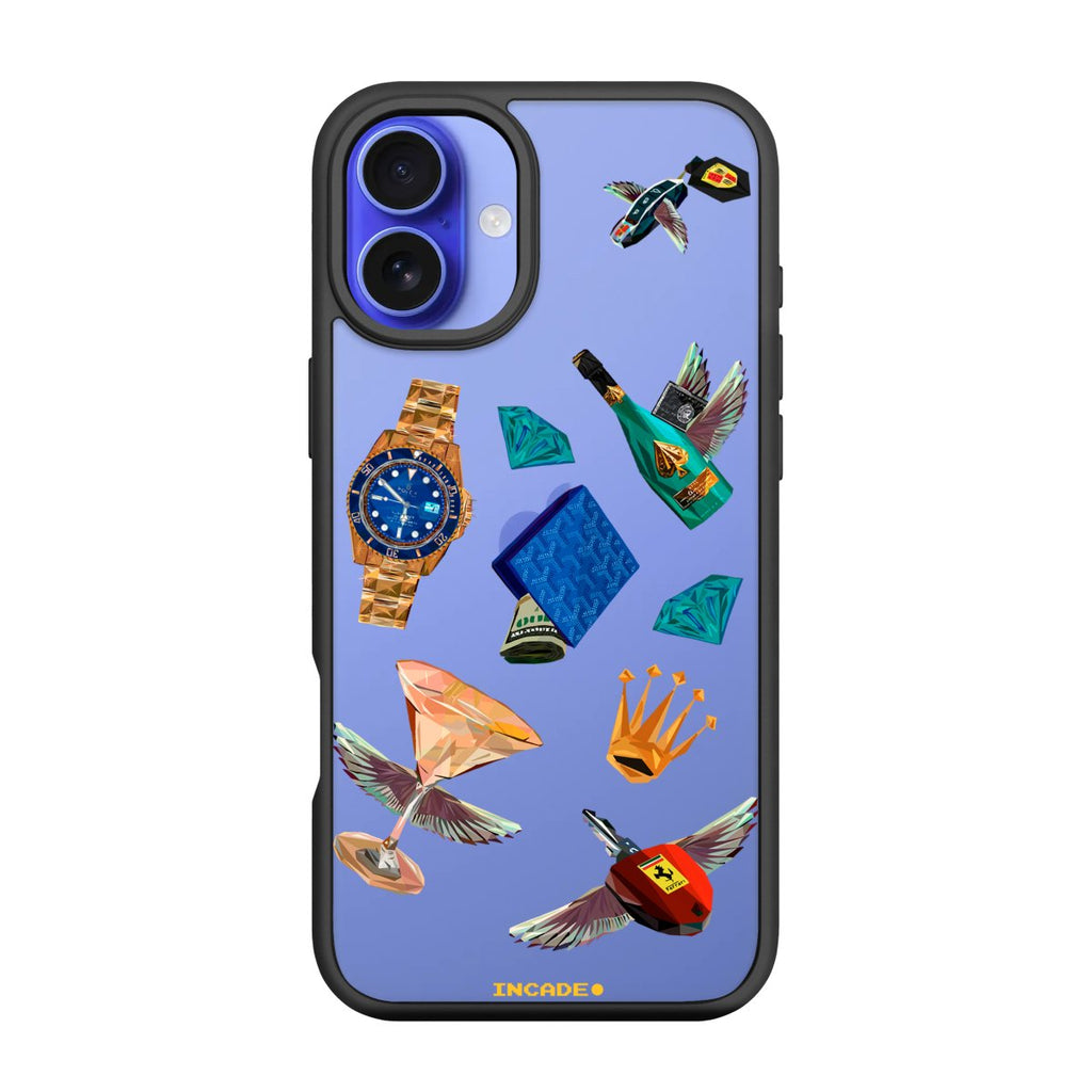 Чохол для iPhone 16 Plus Ferrari porsche rolex - INCADE