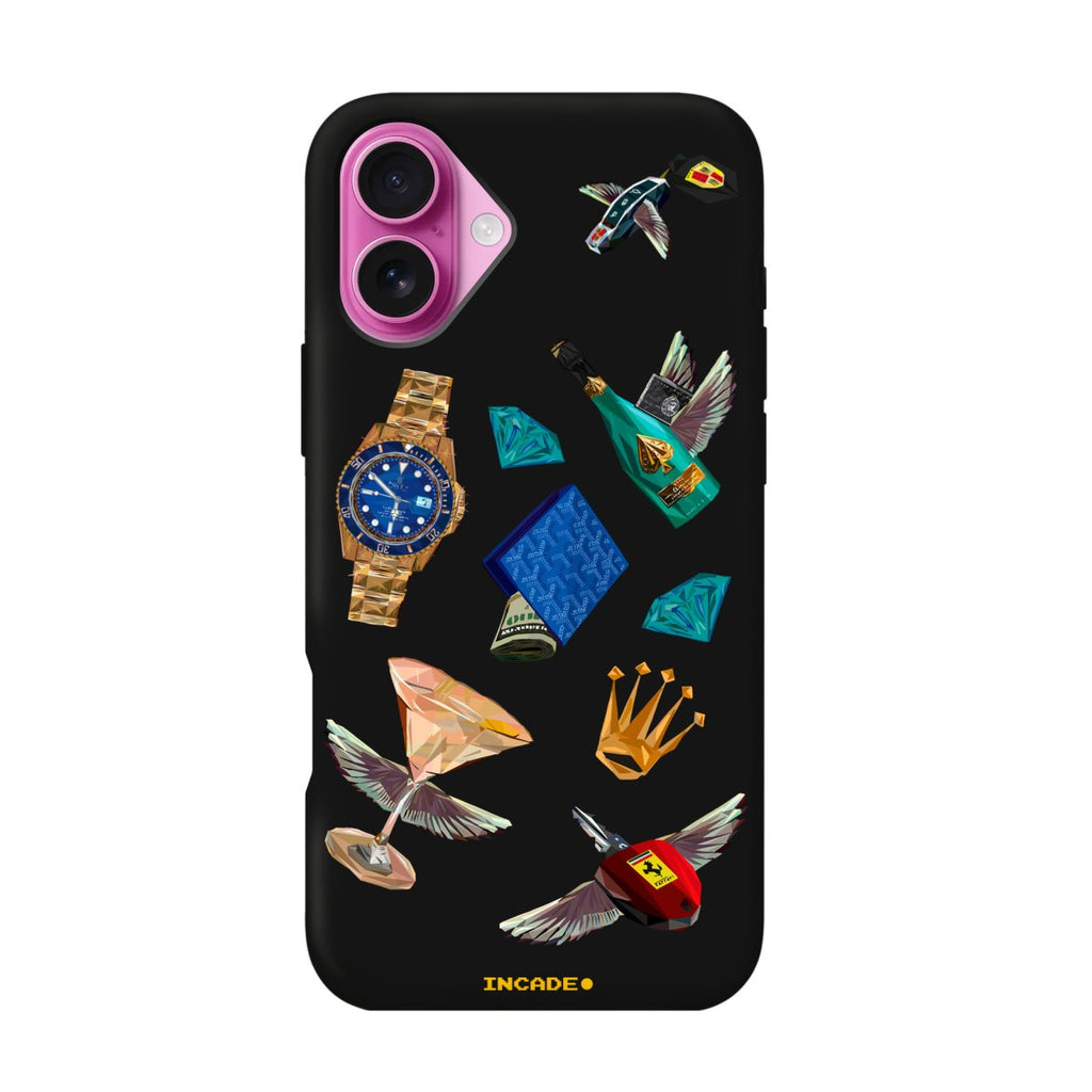 Чохол для iPhone 16 Plus Ferrari porsche rolex - INCADE