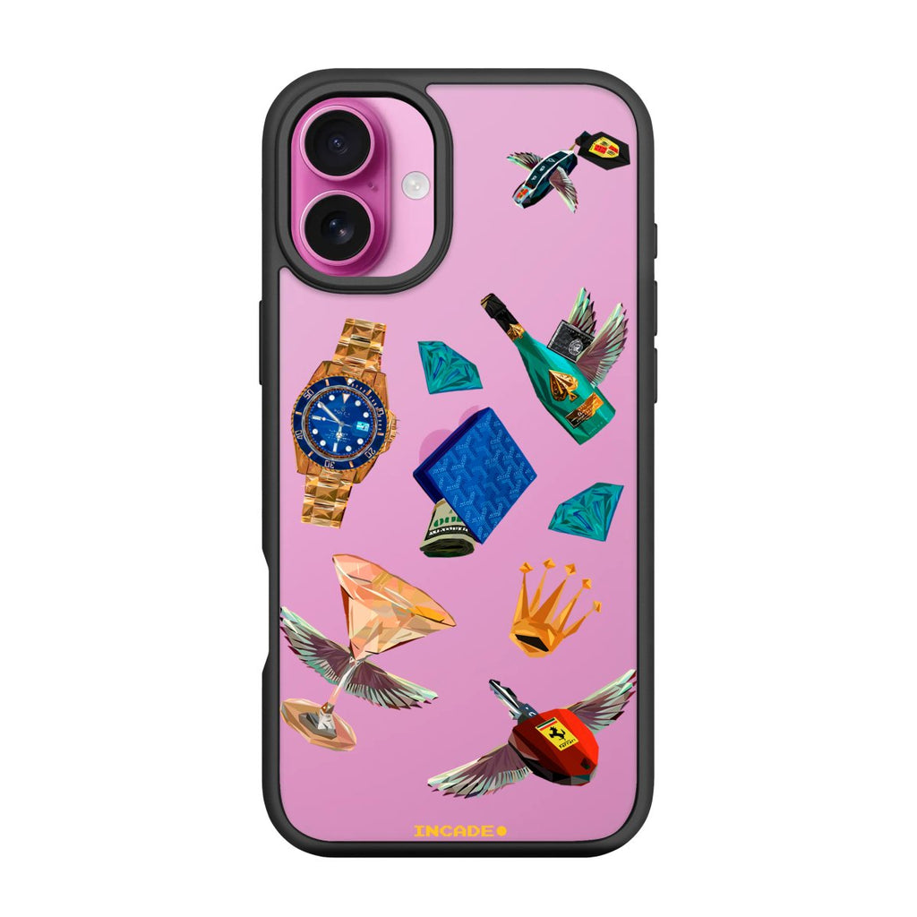 Чохол для iPhone 16 Plus Ferrari porsche rolex - INCADE