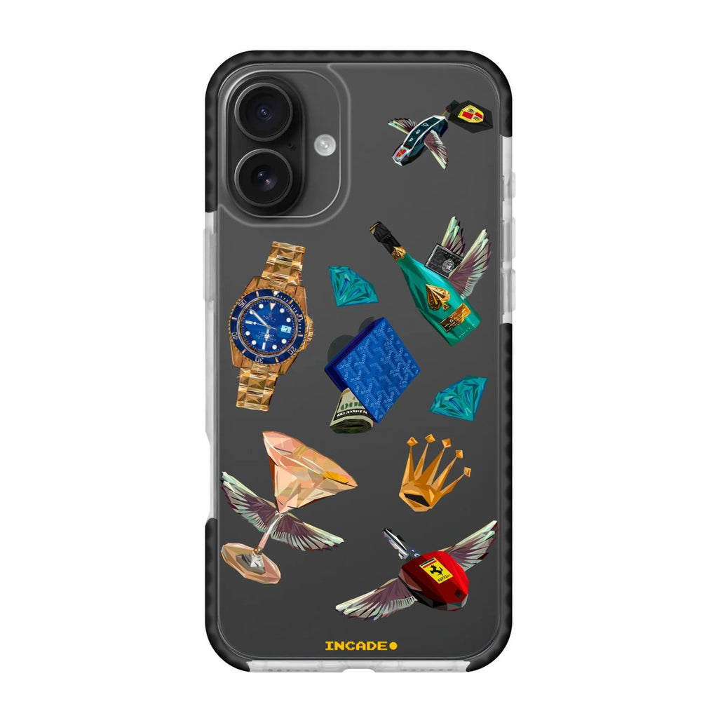 Чохол для iPhone 16 Plus Ferrari porsche rolex - INCADE