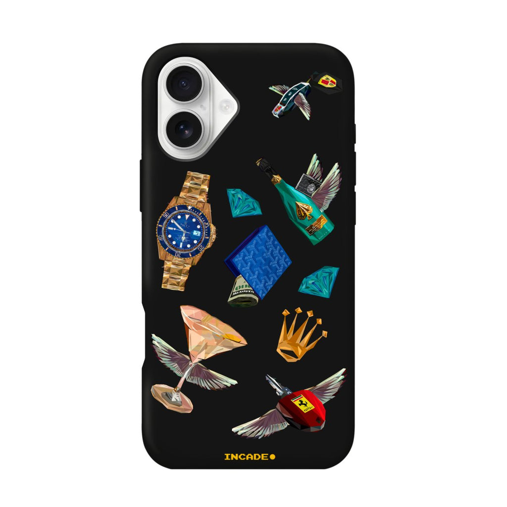 Чохол для iPhone 16 Plus Ferrari porsche rolex - INCADE