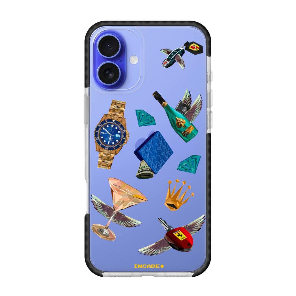 Чохол для iPhone 16 Plus Ferrari porsche rolex - INCADE