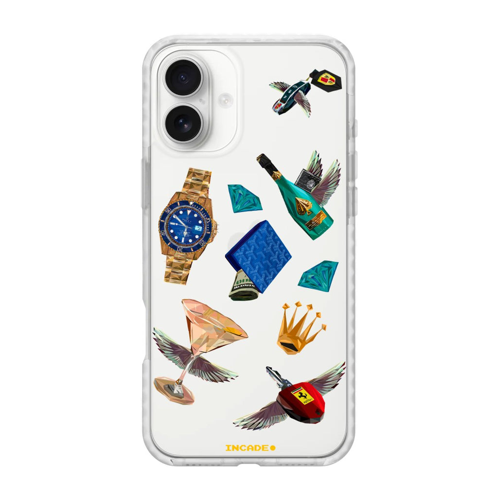 Чохол для iPhone 16 Plus Ferrari porsche rolex - INCADE
