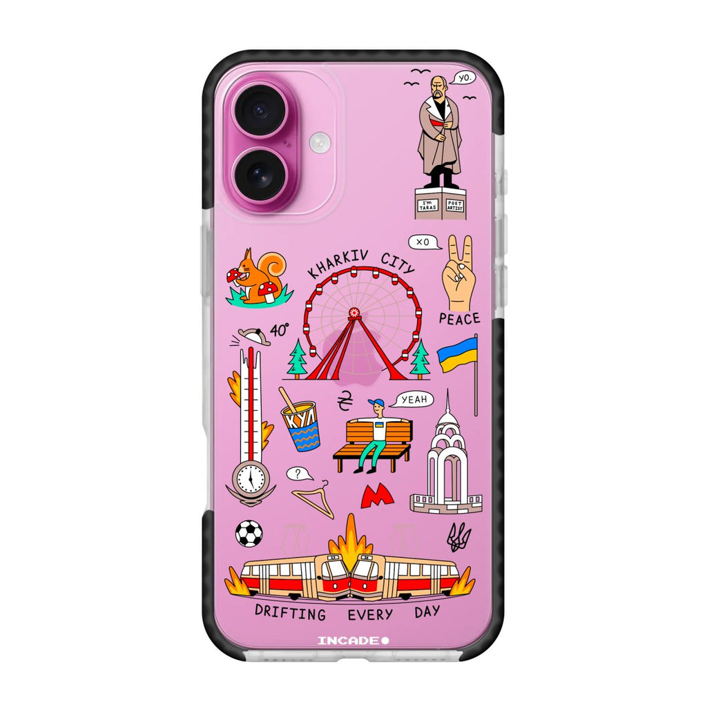 Чохол для iPhone 16 Plus KHARKIV - INCADE