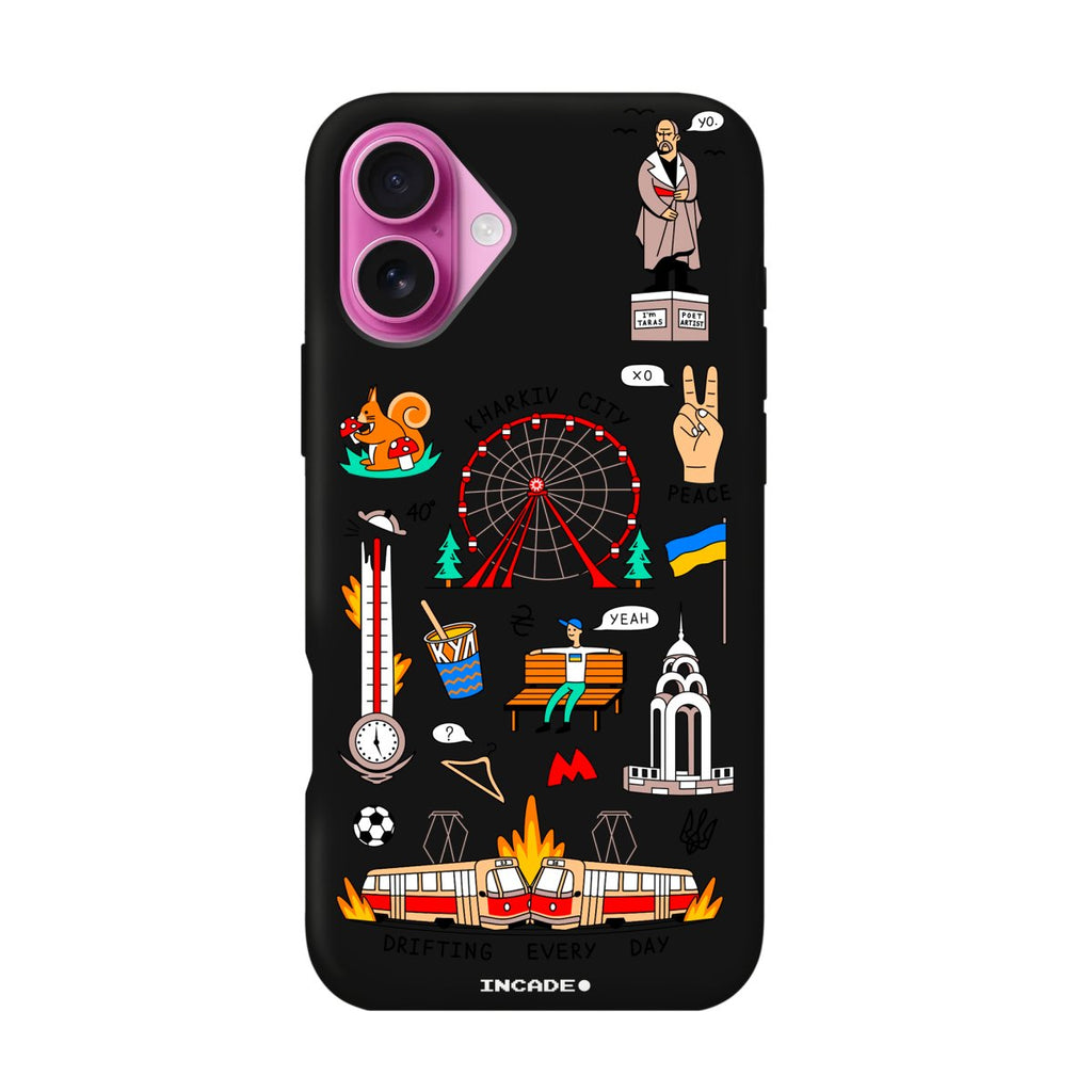 Чохол для iPhone 16 Plus KHARKIV - INCADE