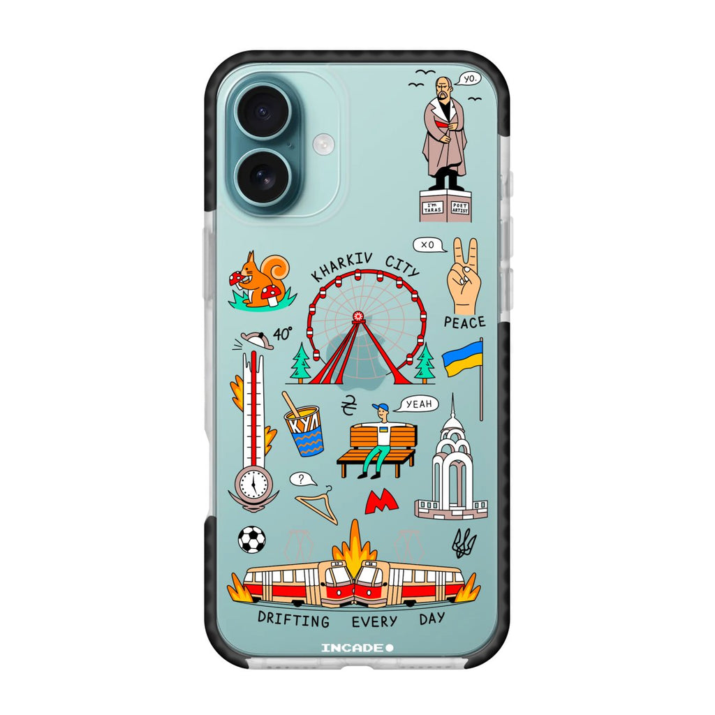 Чохол для iPhone 16 Plus KHARKIV - INCADE