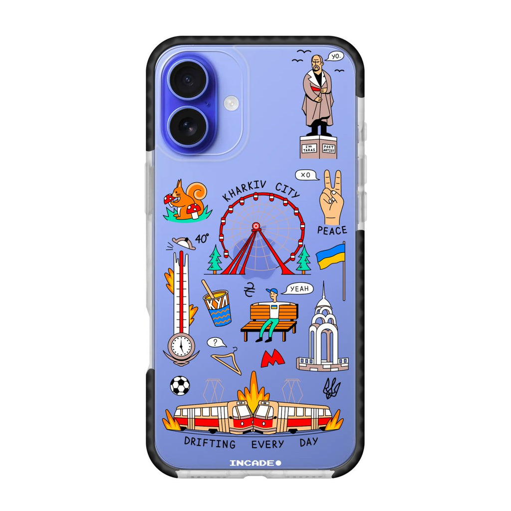 Чохол для iPhone 16 Plus KHARKIV - INCADE