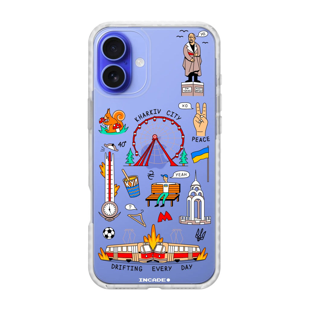 Чохол для iPhone 16 Plus KHARKIV - INCADE