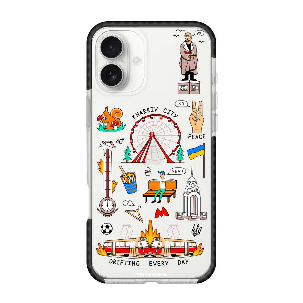Чохол для iPhone 16 Plus KHARKIV - INCADE