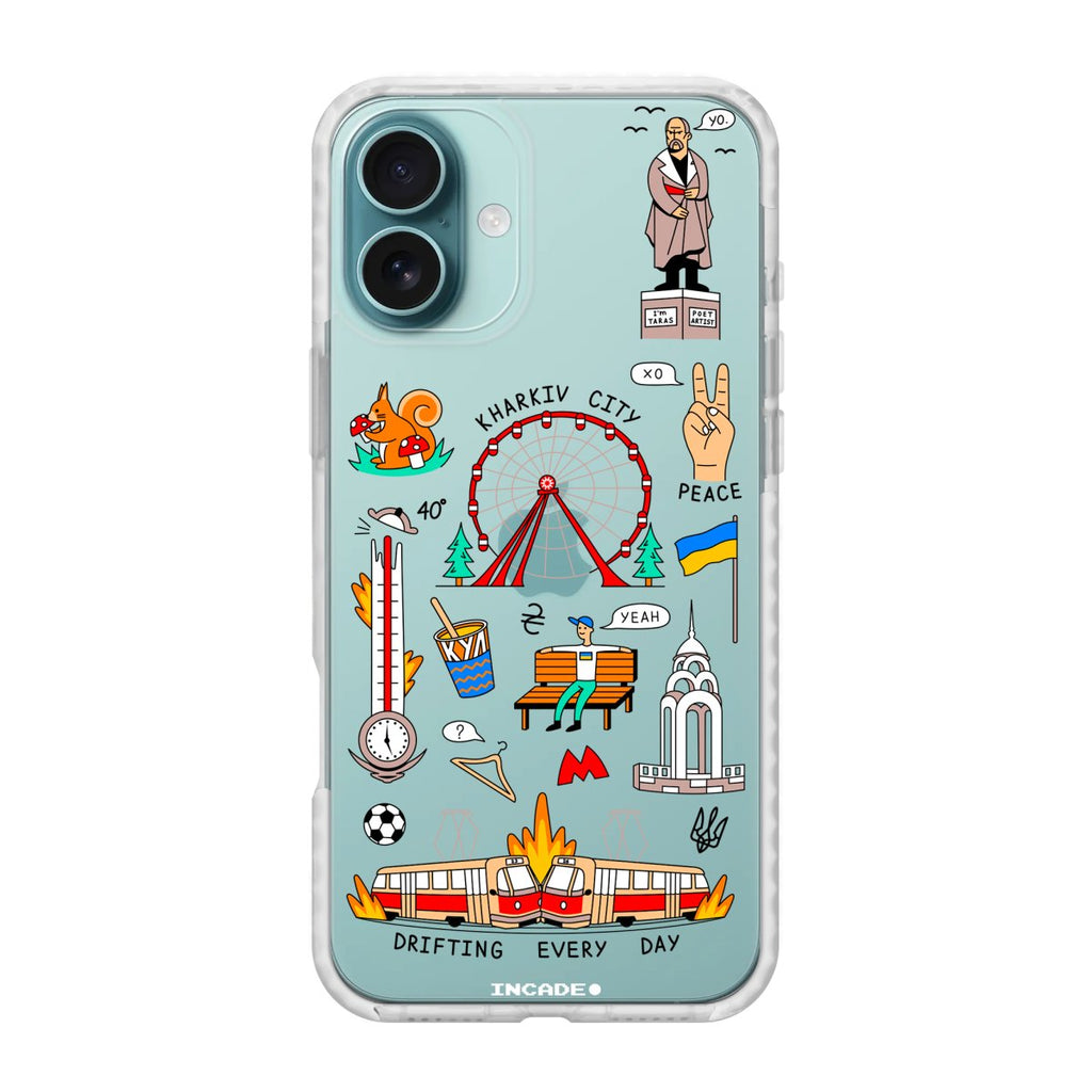 Чохол для iPhone 16 Plus KHARKIV - INCADE