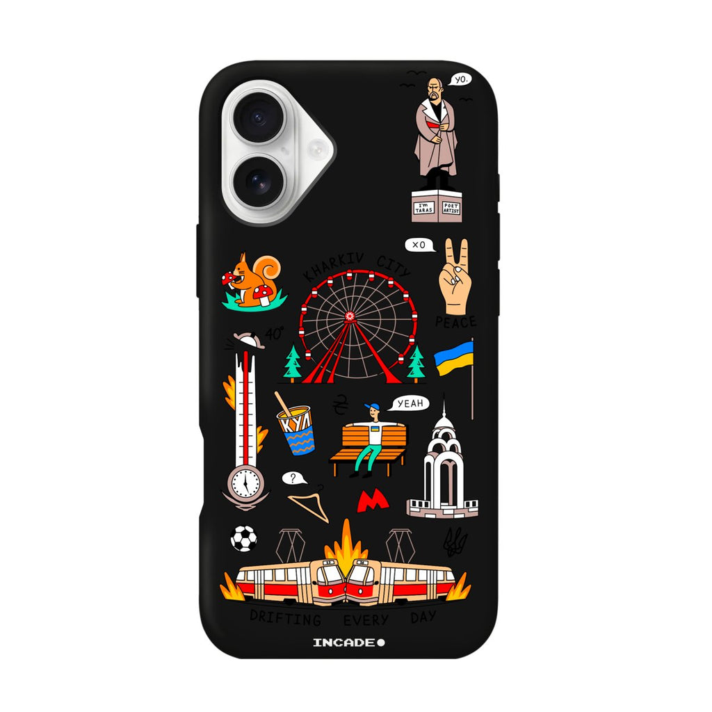 Чохол для iPhone 16 Plus KHARKIV - INCADE