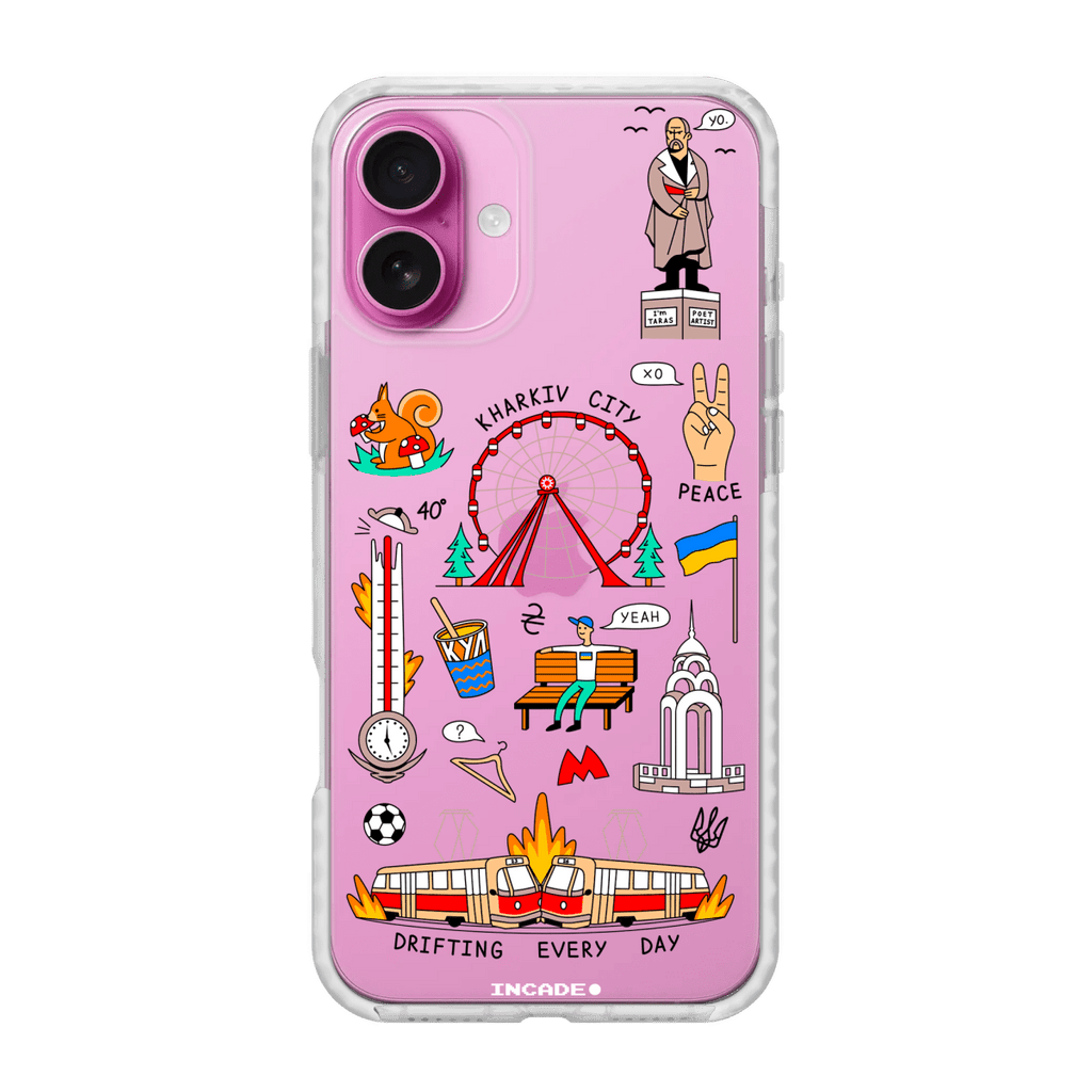 Чохол для iPhone 16 Plus KHARKIV - INCADE