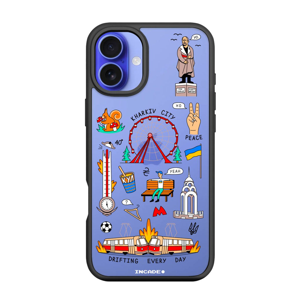 Чохол для iPhone 16 Plus KHARKIV - INCADE