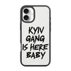 Чохол для iPhone 16 Plus з принтом kyiv black