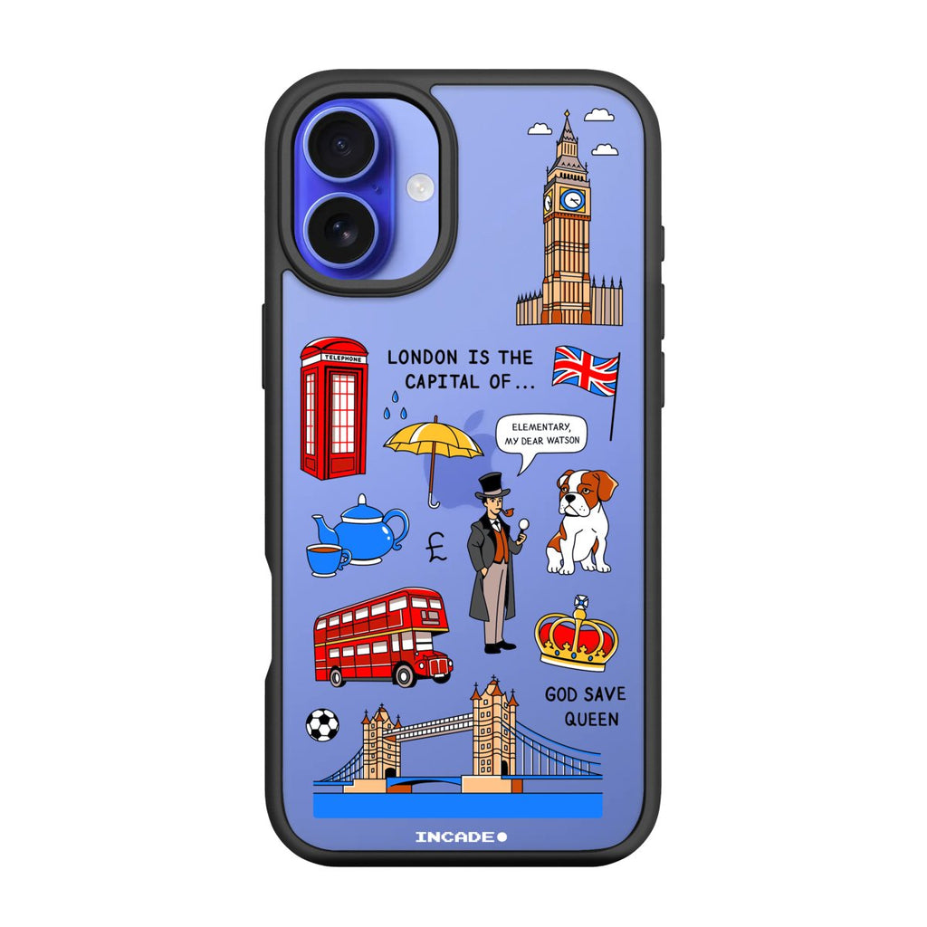 Чохол для iPhone 16 Plus LONDON - INCADE