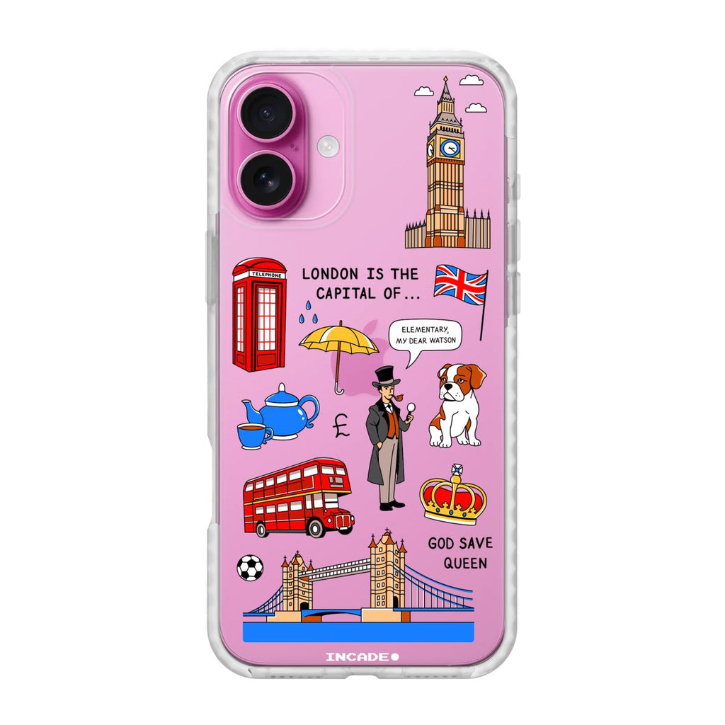 Чохол для iPhone 16 Plus LONDON - INCADE