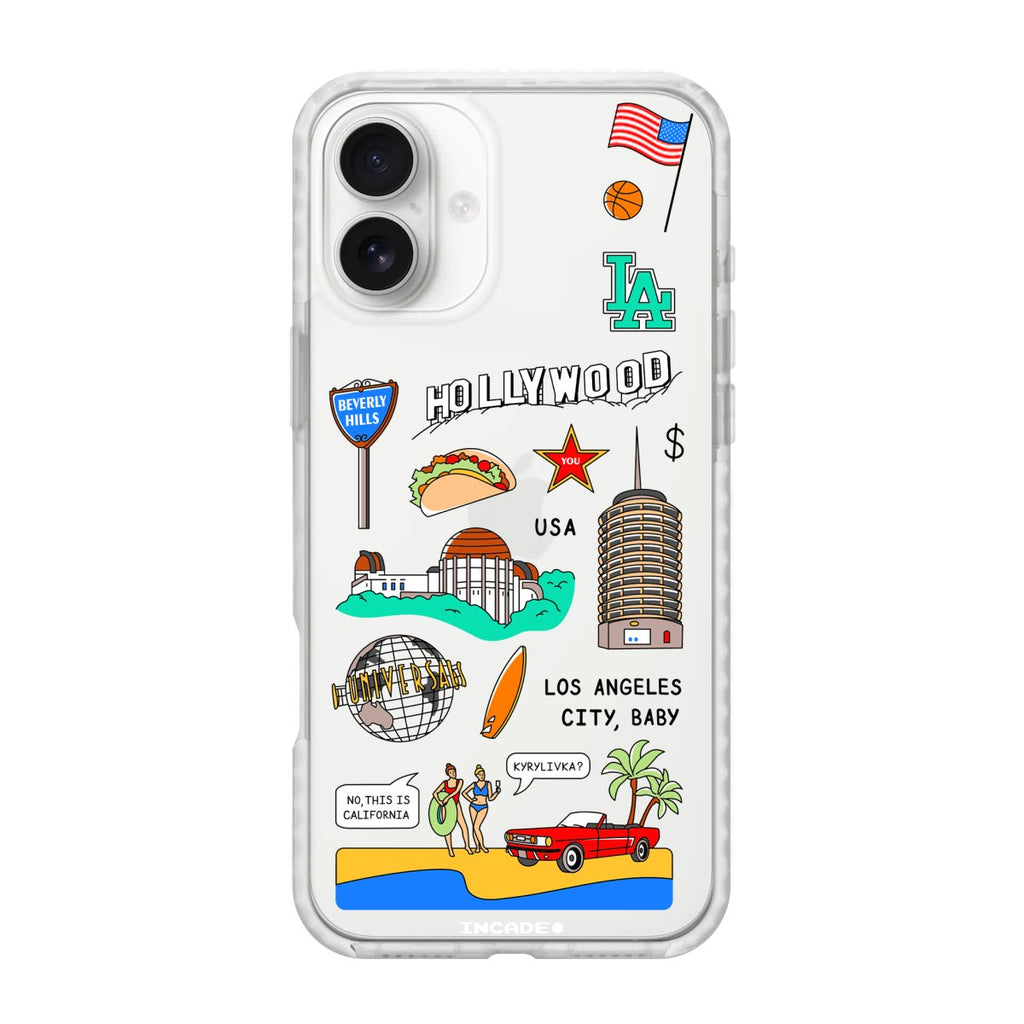 Чохол для iPhone 16 Plus LOS ANGELES - INCADE