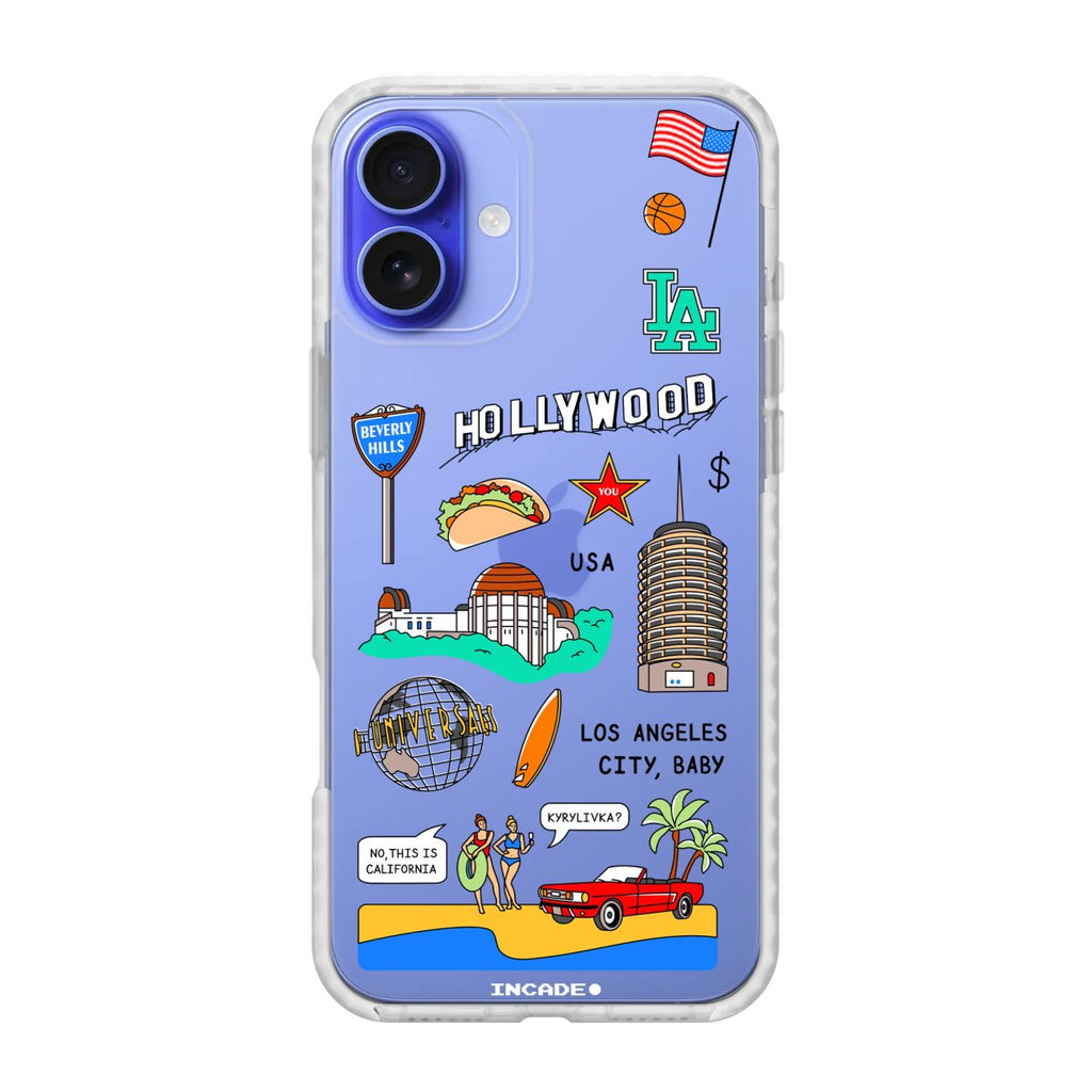 Чохол для iPhone 16 Plus LOS ANGELES - INCADE