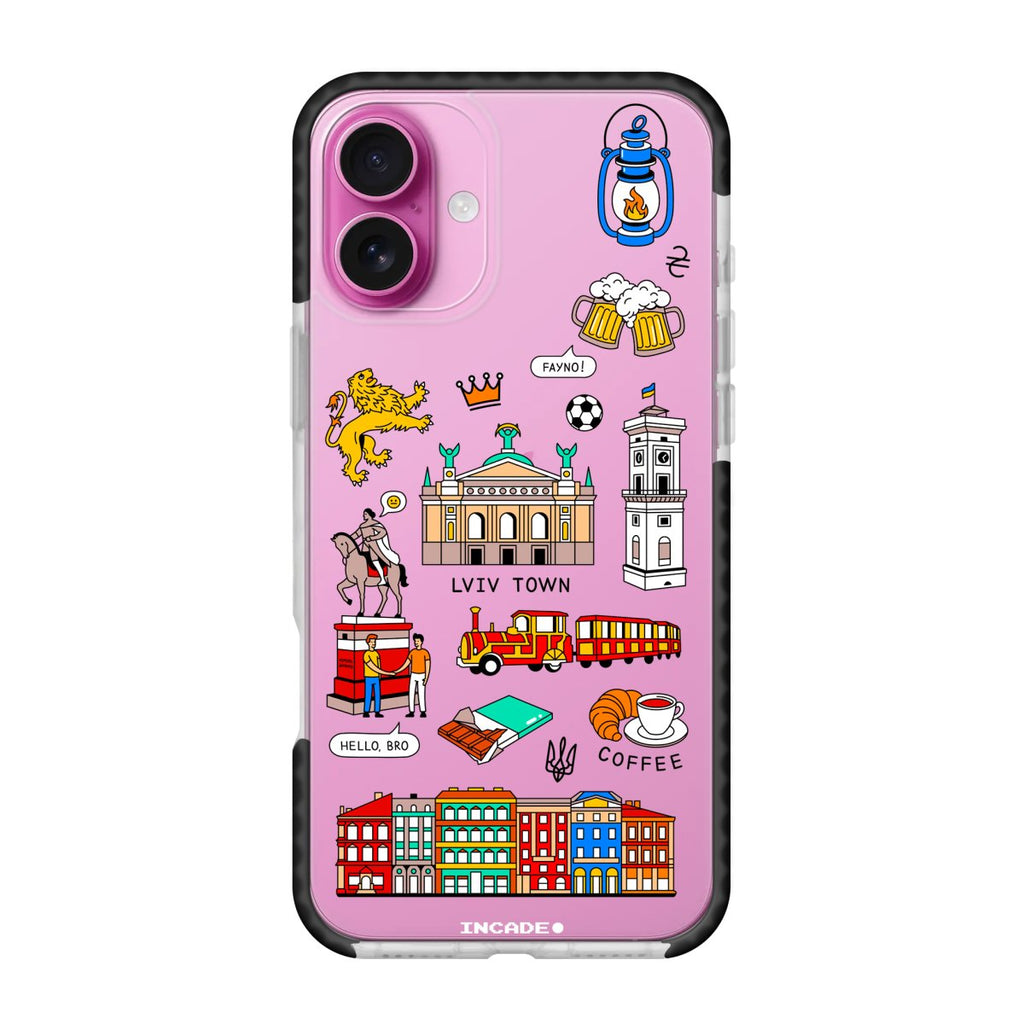 Чохол для iPhone 16 Plus LVIV - INCADE