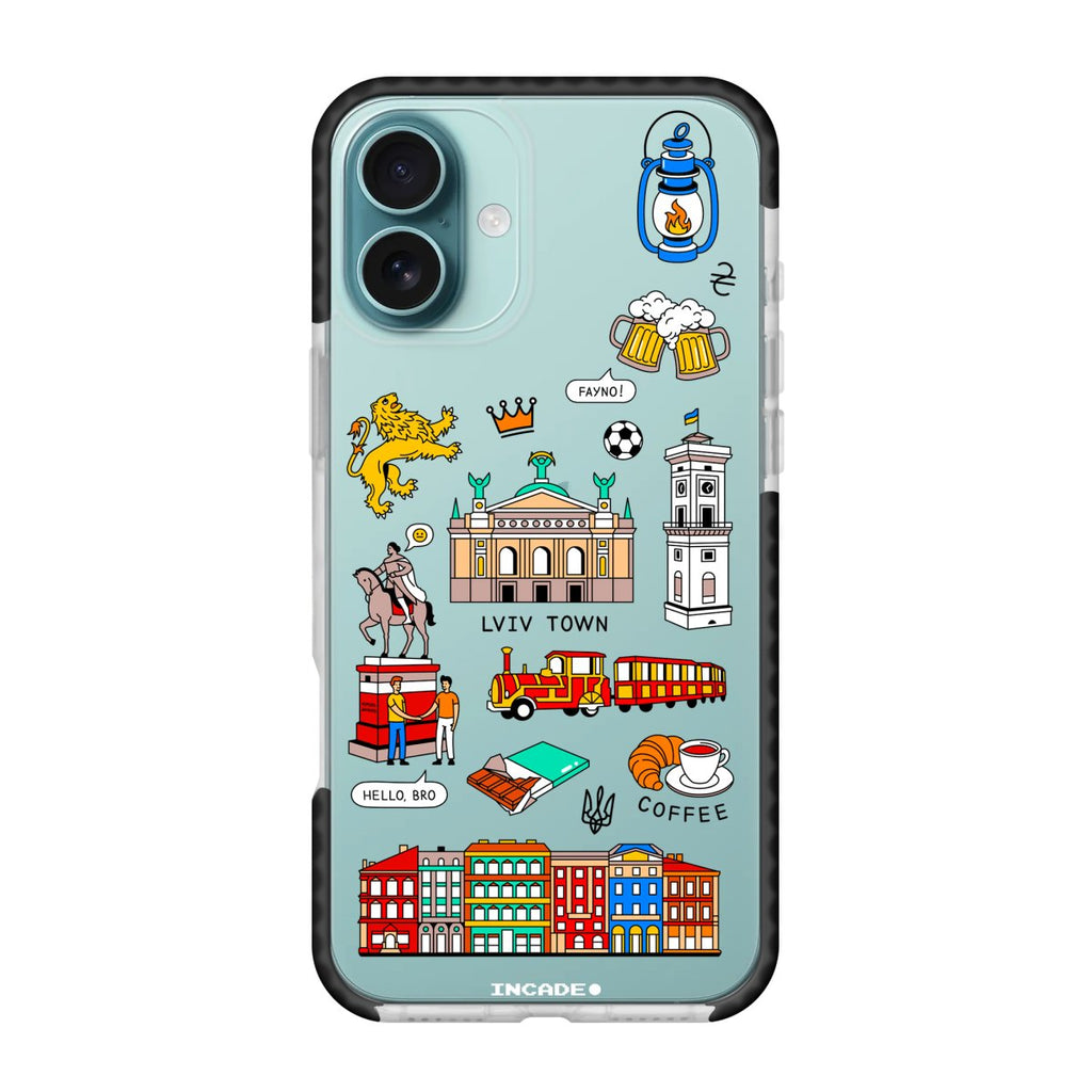 Чохол для iPhone 16 Plus LVIV - INCADE